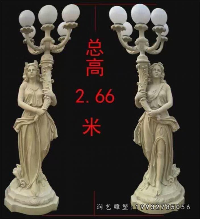花园西方人物石雕