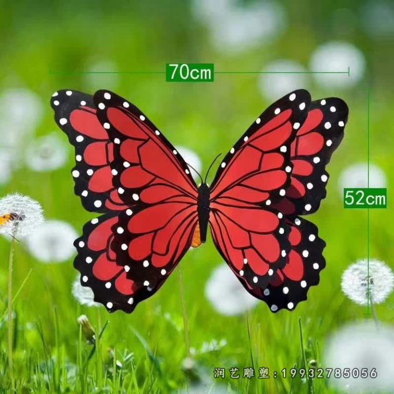 商场不锈钢蝴蝶雕塑