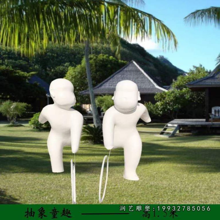 商场玻璃钢儿童雕塑