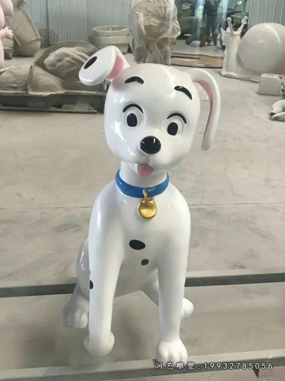 公司玻璃钢狗雕塑