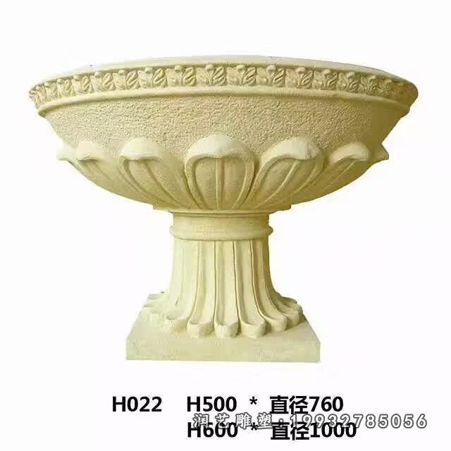 校园花盆景观石雕