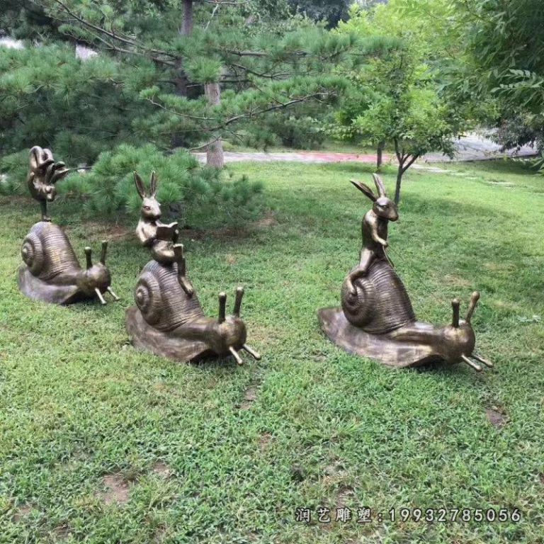 庭院蜗牛铜雕