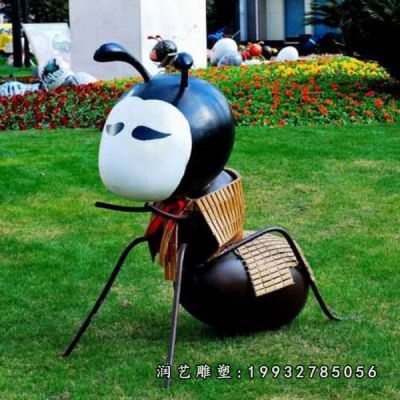 街道玻璃钢蚂蚁雕塑