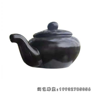 景区玻璃钢茶壶景观雕塑