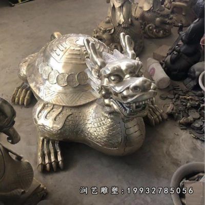 公园龙龟动物铜雕