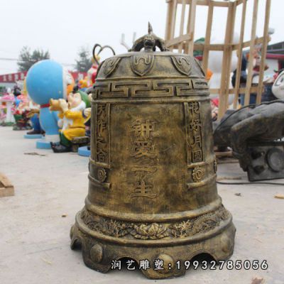 小区景观钟铜雕