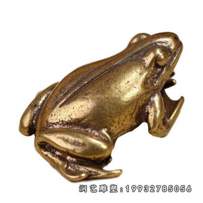 商场动物金蟾铜雕