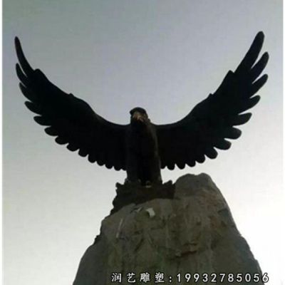 酒店动物老鹰铜雕