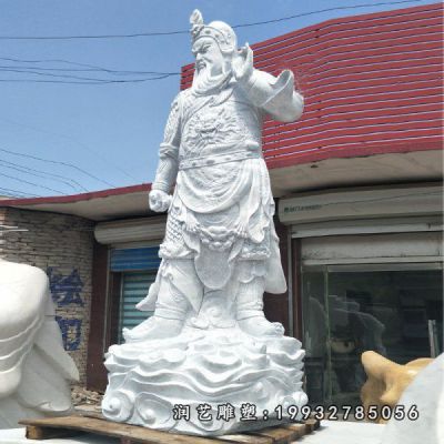 街道关公人物石雕