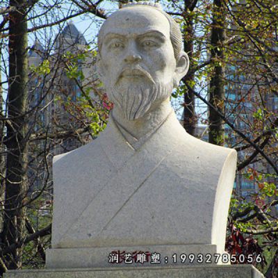 公寓人物张衡石雕