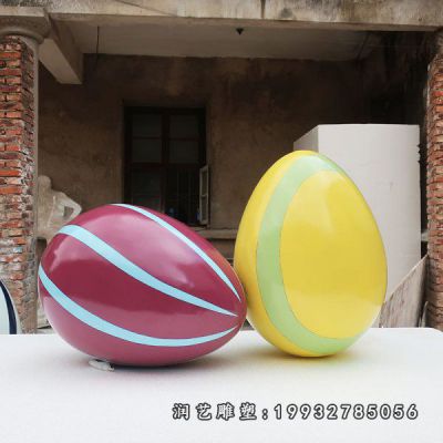 公寓玻璃钢鸡蛋雕塑