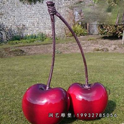 街道玻璃钢水果雕塑