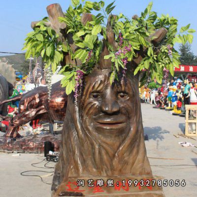 城市玻璃钢景观树雕塑