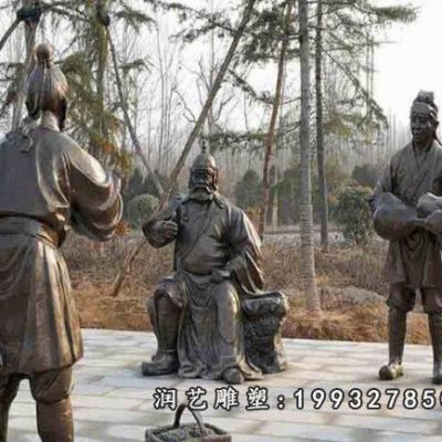 公园人物二十四孝铜雕