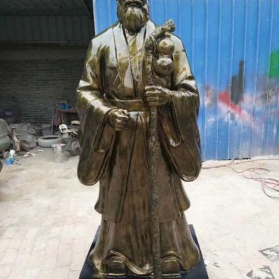 游乐场孙思邈人物铜雕