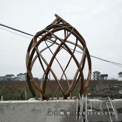 学校不锈钢镂空雕塑