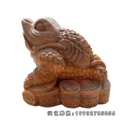 花园动物金蟾石雕