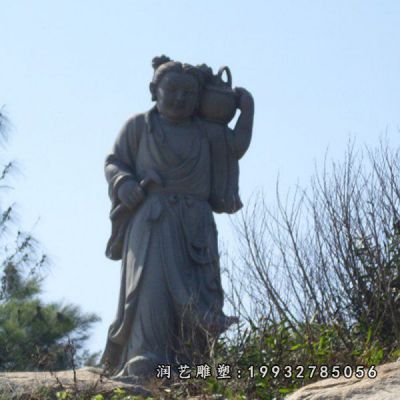 商业街八仙过海石雕