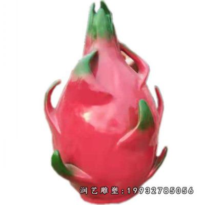 城市玻璃钢火龙果雕塑