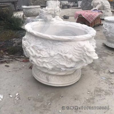 公园水缸景观石雕