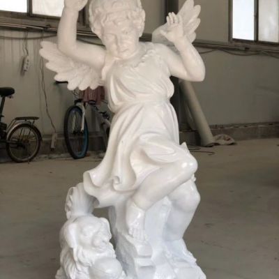 企业天使人物石雕