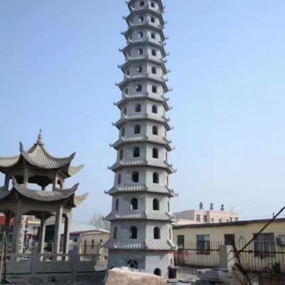城市石塔景观石雕