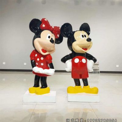游乐场玻璃钢米老鼠卡通雕塑