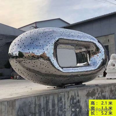 商场不锈钢创意景观雕塑
