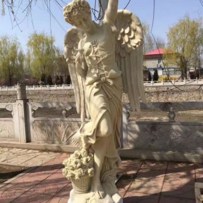 公寓天使人物石雕