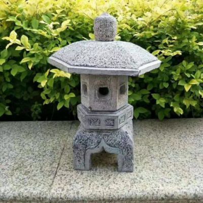 小区石灯景观雕塑