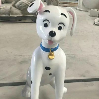 公司玻璃钢狗雕塑