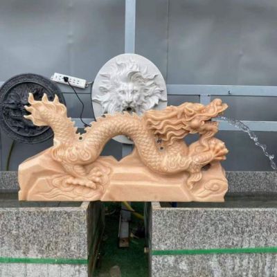 园林动物龙石雕