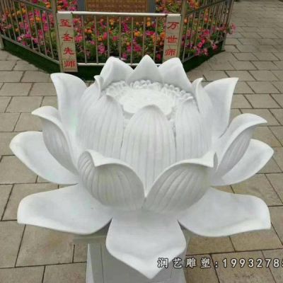 游乐场景观荷花石雕