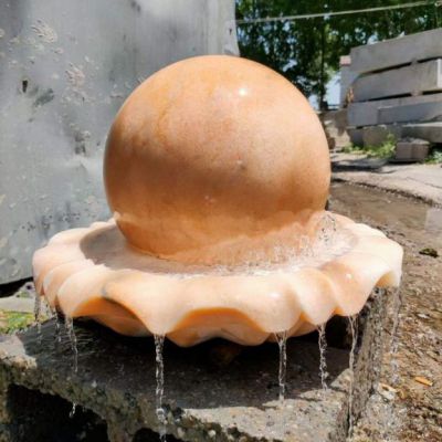 花园景观风水球石雕