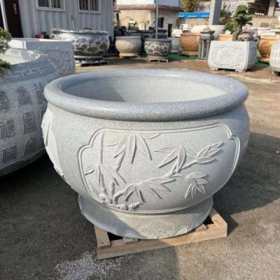 公司景观水缸石雕
